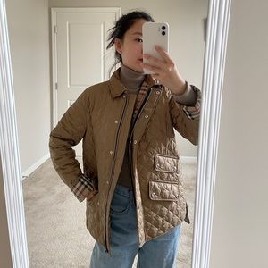 Authentic Burberry quilted jacket 14y
